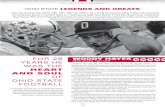 OHIO STATE LEGENDS AND GREATS - The Ohio · OHIO STATE LEGENDS AND GREATS. 2012 OHIO STATE FOOTBALL 103 GRIFFIN’S CAREER STATISTICS Rushing Receiving ... Bentley was a three-year