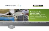 Materials Handling & Conveyors - Mercer Stainlessmercerstainless.com/images/brochures/mercerstainless-materials... · Materials Handling & Conveyors Spirals, seamless belt & belt
