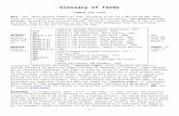 Glossary of Terms · Web viewGlossary of Terms COMMON LAW VENUE Note. “UCC” means Uniform Commercial Code. According to UCC 1-104 and 10-104, when there arises a conflict between