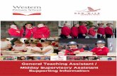 General Teaching Assistant / Midday Supervisory … are seeing the benefits for young people by working more closely together and have welcomed the insight and expertise that both