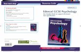 Edexcel GCSE Psychology Student Book ... - Pearson … · Edexcel GCSE Psychology is distributed by Heinemann on behalf of Edexcel. ... including evaluation points for each. ... The
