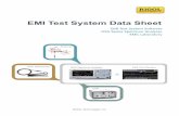 EMI Test System Data Sheet - Batronix · RIGOL Technologies, Inc. EMI Test System Data Sheet Near Field Probe LISN DSA Spectrum Analyzer EMI Test System Antenna EMI …