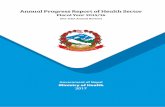 Annual Progress Report of Health Sector - NHSSP · Annual Progress Report of Health Sector, ... INGO international non-governmental organisation ... NHPC Nepal Health Professional