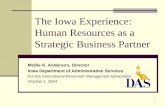 HR as a Strategic Business Partner - State of West Virginia€¦ · PPT file · Web view · 2004-10-26The Iowa Experience: Human Resources as a Strategic Business Partner Mollie