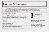Pointer Arithmetic - Computer Science and Engineeringweb.cse.ohio-state.edu/~reeves.92/CSE2421au12/SlidesDay12_13.pdf · Pointer Arithmetic When you add to or subtract from a pointer,