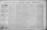 Niac County N - NYS Historic Newspapersnyshistoricnewspapers.org/lccn/sn94057653/1884-05-09/ed-1/seq-1.pdf · Niac County News. Vol. 4. YOUNGSTOW N, N.Y., MAY 9, 1884. No. 1 1 W '