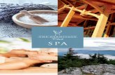 SPA · SPA MANICURE & PEDICURE RITUAL 45/60 minutes ... Nails and cuticles are detailed, ... PLAN YOUR ARRIVAL A visit to the spa is a commitment to your overall wellbeing.