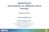 NOWITECH Innovations in offshore wind energy - …€¦ ·  · 2015-02-11NOWITECH Innovations in offshore wind energy February 2015 ... Rolls Royce SmartMotor ... The innovation
