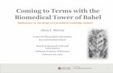 Coming to Terms with the Biomedical Tower of Babelsites.nationalacademies.org/cs/.../documents/webpage/pga_082555.pdf · Coming to Terms with the Biomedical Tower of Babel ... semantic