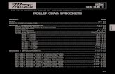 Roller Chain Sprockets - Industrial Power Transmission ...beardsleetransmission.com/.../Martinmetric-roller-chain-sprockets.pdf · E-113. SPROCKETS. Roller Chain Sprockets Metric