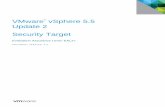VMware vSphere 5.5 ASE v0 - Common Criteria VMware... · VMware® vSphere 5.5 Update 2 Security Target Evaluation Assurance Level: DOCUMENT VERSION: 0.6 ... FIGURE 6 – EXT_FAU_STG