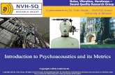 A presentation by Dr. Colin Novak NVH-SQ Group University ... S2014/Lecture 20 2014 92-455.pdf · A presentation by Dr. Colin Novak –NVH-SQ Group University of Windsor Noise, ...