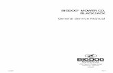 BIGDOG MOWER CO. BLACKJACK · BIGDOG® MOWER CO. BLACKJACK. ... 200 South Ridge Road Hesston, Kansas. 67062: REV A 121536: ... Control Lever Stops Adjustment ...