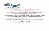 PRELIMINARY DRAFT - California State Water Resources ... · PRELIMINARY DRAFT ... 22 These Procedures contain a wetland definition in section II and wetland delineation ... (collectively