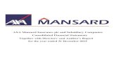AXA Mansard Insurance plc and Subsidiary Companies ...nse.com.ng/Financial_NewsDocs/12656_AXA_MANSARD... · AXA Mansard Insurance plc and Subsidiary Companies Consolidated Financial