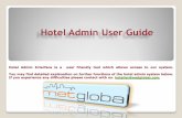 Hotel Admin User Guide - Metglobal · Hotel Admin User Guide . 1. ... listed on our B2B channel  Sale Rates will be the public rates and will be listed on our B2C channels.