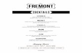 COCKTAIL MENU - Page 1 - 1.19.18 - thefremontmpls.com · fremont restaurant bar cocktails vodka vodka collins, with a peach twist absolut apeach, sour, soda and grenadine whiskey