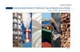 WORLDWIDE GROWTH THROUGH TAILOR-MADE …files.heinzel.com/WorldWideGrowth_english_Dec2013_2.pdfworldwide growth through tailor-made solutions ... " roace > wacc ... worldwide growth