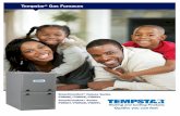 Tempstar® Gas Furnaces - utcccs-cdn.com · Observer ® Communicating Wall Control – SmartComfort Deluxe models are teamed with our innovative Observer communicating wall control,