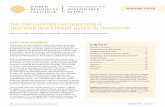 THE TRILLION DOLLAR QUESTION II: TRACKING ... PAPER | April 2016 | 3 The Trillion Dollar Question II: Tracking Investment Needs in Transport port infrastructure needs will cost $2