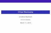 Chisel Bootcamp · Bootcamp Chisel Installation 2-Install VirtualBox-File->Import appliance, chisel-vm.ova-Start-Login (username: chisel-bootcamp, password: chisel)