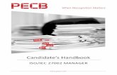 ISO/IEC 27002 MANAGER - PECB Candidate Handbook-ISO223011LA_v1.2 Page 4 of 14 Introduction ISO/IEC 27002 is an information security standard published by …