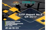 CITP PROGRESS REPORT€¦ · CITP PROGRESS REPORT THRUST : Productivity ... Schedule 3 of Act 520 on skills trades reviewed and gazzeted personnel under CIDB Act 520 …