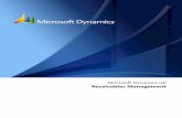 Microsoft Dynamics GP Receivables Management - OAG Int · Chapter 1: Receivables Management setup ... Chapter 14: Taxes ... E-mail statements overview ...