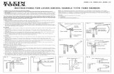 INSTRUCTIONS FOR LEVER SWIVEL-HANDLE … lever swivel-handle type tube bender incorporates a start position of approximately 100° for ease of bending, and a swivel handle mechanism