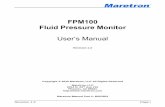FPM100 Fluid Pressure Monitor - Maretron · FPM100 Fluid Pressure Monitor ... Figure 4 – Fluid Level Measurement with Pressure Transducer ... liquid column of a full tank.