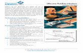 Silicone Rubber Heaters - Thermal Solutions of Texas, LLC. · constructed with a wire-wound element or an etched foil ... silicone rubber heaters can be thermally insulated with ...