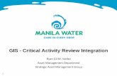 GIS - Critical Activity Review Integrationgeosmartasia.org/2015/pdf/Ryan Valdez.pdf · GIS - Critical Activity Review Integration ... and the adjacent province of Rizal. 4 4 ... Script