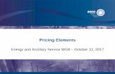 Pricing Elements - AESO · Pricing Elements in the Energy Market ... • Under a capacity market framework, ... • Additional assets from the LTO 2017 output were not