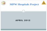 MPW Hospitals Project - Kuwait Medica · Number of Beds for each Hospital: New Hospitals Projects Master Plan Conclusion Hospital No. of Beds Needed in 2030 No. of Beds Approved MOH