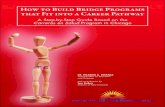 How to Build Bridge Programs that Fit into a Career … 12: Pedagogy vs. Andragogy ... 6 How to Build Bridge Programs that Fit into a Career Pathway programs prepare adults with limited