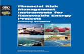 Financial Risk Management Instruments for Renewable Energy ...energy-base.org/wp-content/.../11/...for-Renewable-Energy-Projects.pdf · Renewable Energy Projects ... under its Sustainable