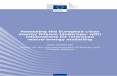 Assessing the European clean energy finance landscape ... · Assessing the European clean energy finance landscape, with implications for improved macro-energy modelling Deliverable