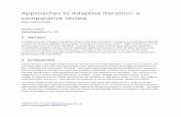 Approaches to Adaptive Iteration: a comparative revie · Approaches to Adaptive Iteration: a comparative review – Markus Fietz 5 W. Edwards Deming introduced an early form of the