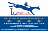 UNITED STATES EVENTING ASSOCIATION H H H Huseventing.com/sites/default/files/USEA_Member_Booklet_2018.pdfThe United States Eventing Association ... Discover Eventing is an online guide