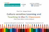 Prof. Dr. Jürgen Kurtz Culture-sensitive Learning and ... the globe, migration, business and international education are facilitating face-to-face intercultural contact. Advances