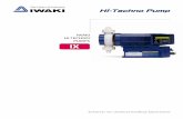 IWAKI Hi-Techno Pumps IX seriesiwaki.dk/media/files/brochures/dosing/IX-C.pdf · Full motor control varies the discharge and suction speeds ... design from a mechanically driven diaphragm