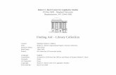 Finding Aid Library Collection - Robert C. Byrd Center for ... · The Library Collection of the Robert C. Byrd Congressional Papers is comprised of the personal library collection