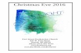 Christmas Eve 2016 - Fort Street Presbyterian Churchfortstreet.org/wp-content/uploads/2014/06/ChristmasEve2016.pdfChristmas Eve 2016. PRAYER FOR INDIVIDUAL MEDITATION ... behold the