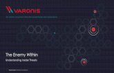 The Enemy Within - Data Connectors · VARONIS SYSTEMS. PROPRIETARY & CONFIDENTIAL.VARONIS SYSTEMS Our mission is to protect data from insider threats and cyberattacks. The Enemy Within