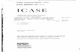 NASA ICASE REPORT 87-42 ICASE · ICASE REPORT NO. 87-42 ICASE ... al Science Foundation, ... consists of an explicit finite difference method which is second order accurate in time
