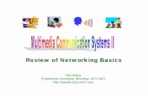 Review of Networking Basics - New York University Tandon ...eeweb.poly.edu/~yao/EE4414/network_overview.pdf · Internet’s connection-oriented service TCP service ... B packets share