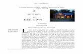 A House of Her Own - Carnegie Mellon School of Computer …waisel/house/A House of Her Own.pdf ·  · 2000-02-17A HOUSE of HER OWN BY TIM SNYDER ... house Served by a single exterior