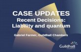 CASE UPDATES - Guildhall Chambers · CASE UPDATES Recent Decisions: ... Boyle v Kodak defence: ... •Analysis of Pearson J’s judgment in Boyle