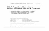 DLF-Aquifer Services Institutional Survey Report · DLF-Aquifer Services Institutional Survey Report ... personal collections or persistent baskets) ... Integration of multiple repositories