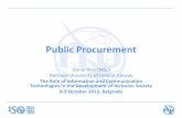 Public Procurement - TT · Introduction to public procurement •The Public Procurement System is a function of government that involves using government resources (public funds)
